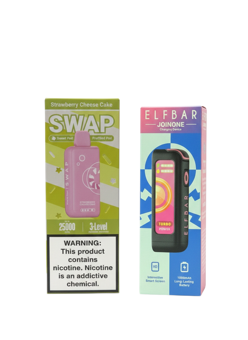 Elfbar Swap 25k Puff Strawberry Cheesecake Full Kit